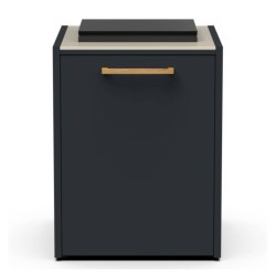 MODULO CON GHIACCIAIA BRABURA CT 60 ANTRACITE | Il Mondo del Barbecue