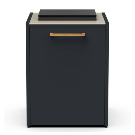 MODULO CON GHIACCIAIA BRABURA CT 60 ANTRACITE | Il Mondo del Barbecue