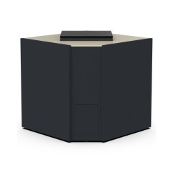 MODULO ANGOLARE CON GHIACCIAIA BRABURA CT 90 ANTRACITE | Il Mondo del Barbecue