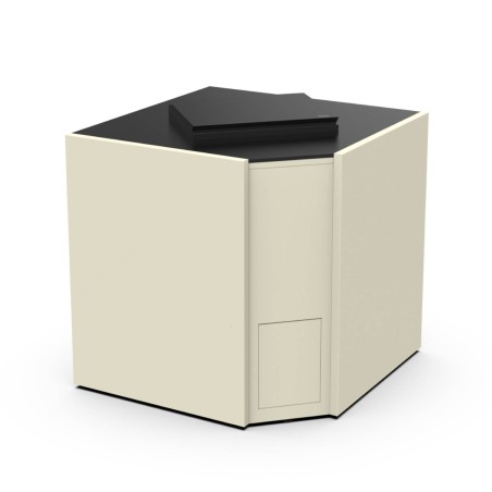 MODULO ANGOLARE CON GHIACCIAIA BRABURA CT 90 BIANCO PERLA | Il Mondo del Barbecue