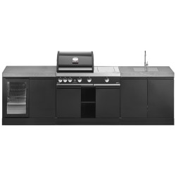 CUCINA DA ESTERNO GRANDPRO G4+ 287 SERIES CON LAVELLO E FRIGO | Il Mondo del Barbecue