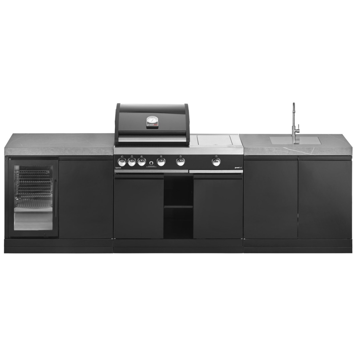 CUCINA DA ESTERNO GRANDPRO G4+ 287 SERIES CON LAVELLO E FRIGO | Il Mondo del Barbecue