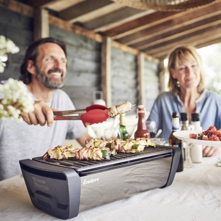 BARBECUE A CARBONE DA TAVOLO AURORA - NERO | Il Mondo Del Barbecue