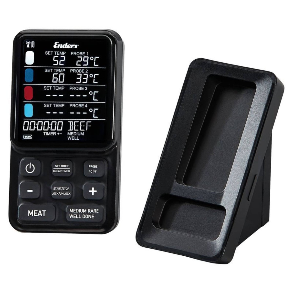 TERMOMETRO LCD WIRELESS ENDERS | Il Mondo del Barbecue