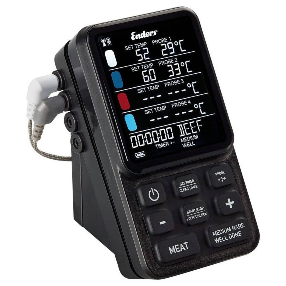 TERMOMETRO LCD WIRELESS ENDERS | Il Mondo del Barbecue