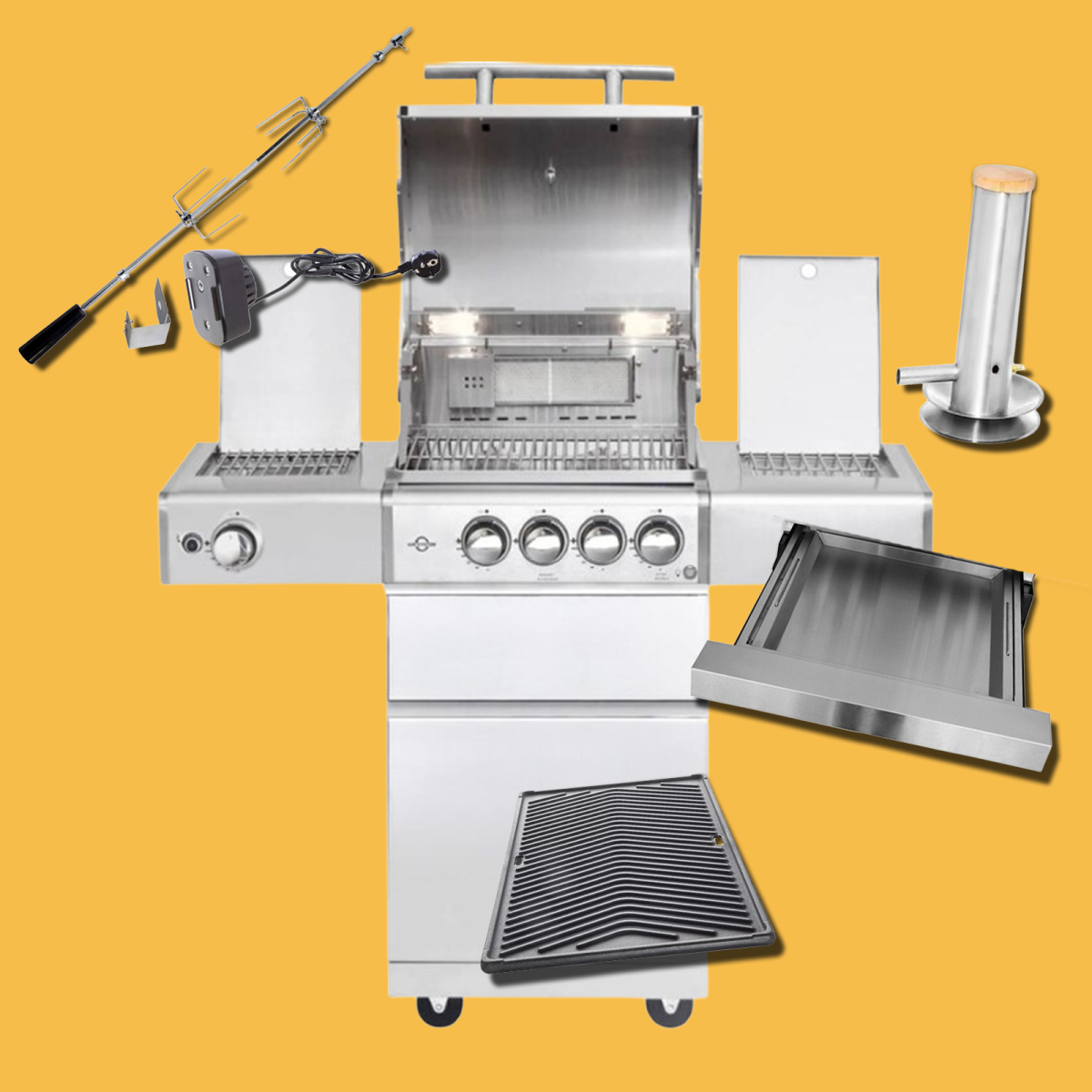 ALLGRILL CHEF S PACK 1 AllGrill Barbecue a gas | Il Mondo Del Barbecue