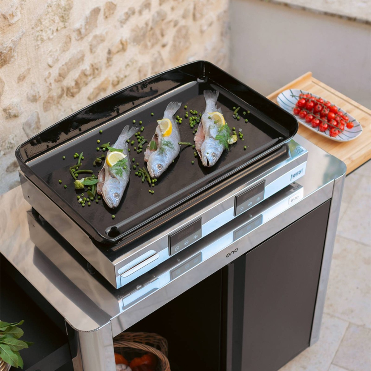 PLANCHA INITIAL 65 INOX ELETTRICA Eno Piastre in ghisa smaltata | Il Mondo Del Barbecue