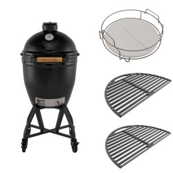 BIG GREEN EGG ONYX LARGE MASTER SET Big Green Egg Barbecue a carbone | Il Mondo Del Barbecue