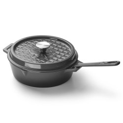 PADELLA FONDA IN GHISA GRANDPRO 25 CM | Il Mondo Del Barbecue