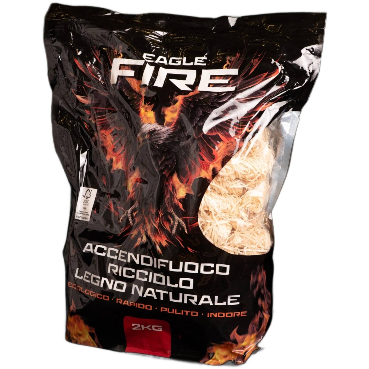 ACCENDITORE NATURALE EAGLE FIRE 2 KG Accessori | Il Mondo Del Barbecue