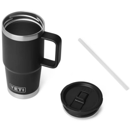 TAZZA DA VIAGGIO CON CANNUCCIA YETI RAMBLER 591 ML NERA