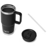 TAZZA DA VIAGGIO CON CANNUCCIA YETI RAMBLER 591 ML NERA