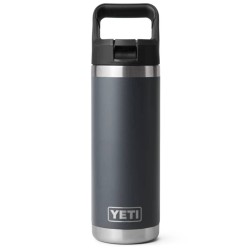 BORRACCIA CON CANNUCCIA YETI RAMBLER 532 ML CHARCOAL