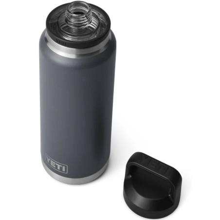 BORRACCIA CON TAPPO CHUG YETI RAMBLER 1 L CHARCOAL
