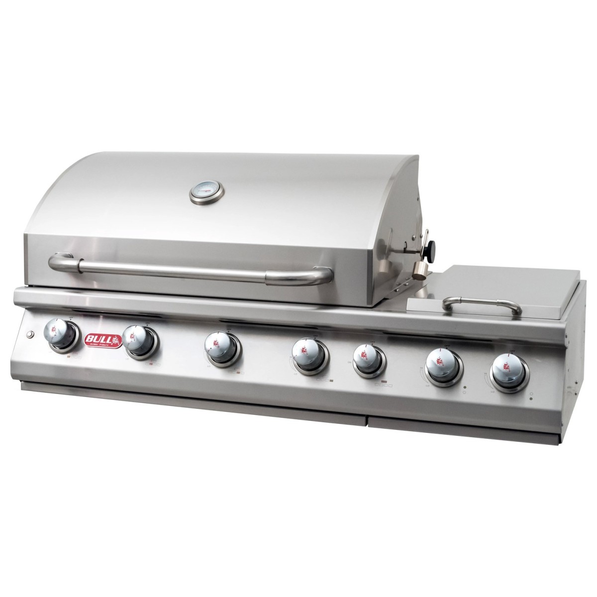 BARBECUE A GAS BULL 7 BURNER DA INCASSO / APPOGGIO-METANO