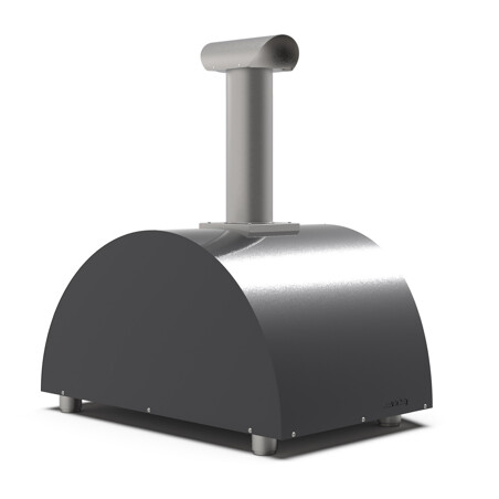 ALFA MODERNO 2 PIZZE FORNO PIZZA A LEGNA ARDESIA GREY Alfa forni Forni pizza | Il Mondo Del Barbecue