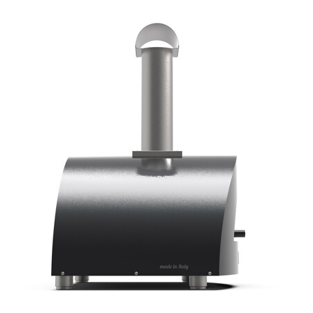 ALFA MODERNO 2 PIZZE FORNO PIZZA A LEGNA ARDESIA GREY Alfa forni Forni pizza | Il Mondo Del Barbecue