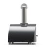 ALFA MODERNO 2 PIZZE FORNO PIZZA A LEGNA ARDESIA GREY Alfa forni Forni pizza | Il Mondo Del Barbecue