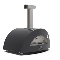 ALFA MODERNO 2 PIZZE FORNO PIZZA A LEGNA ARDESIA GREY Alfa forni Forni pizza | Il Mondo Del Barbecue