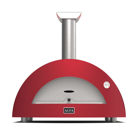 ALFA MODERNO 3 PIZZE FORNO PIZZA A LEGNA ANTIQUE RED Alfa forni Forni pizza | Il Mondo Del Barbecue