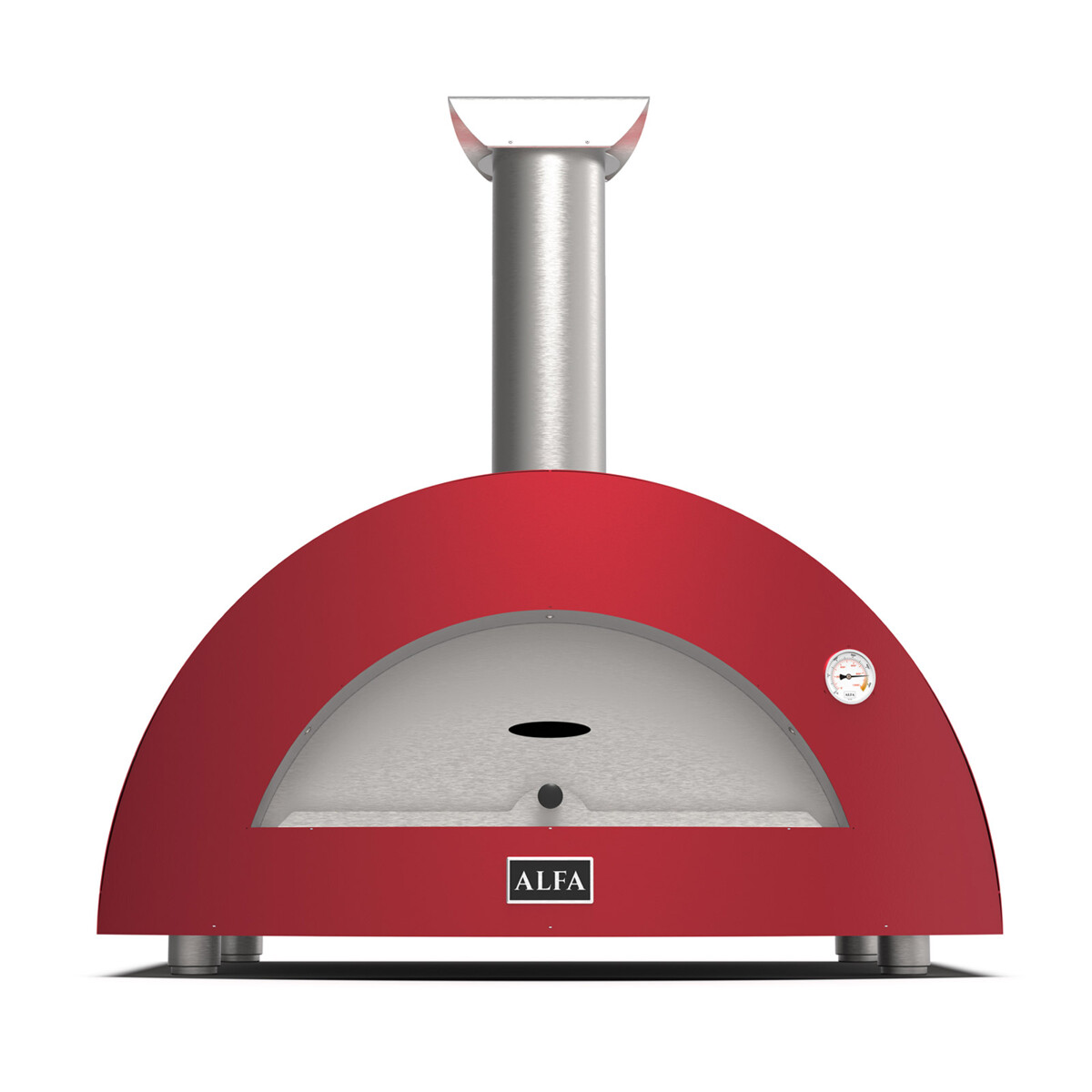 ALFA MODERNO 3 PIZZE FORNO PIZZA A LEGNA ANTIQUE RED Alfa forni Forni pizza | Il Mondo Del Barbecue