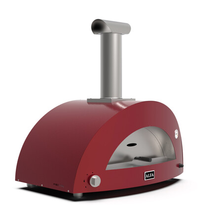 ALFA MODERNO 3 PIZZE FORNO PIZZA A GPL ANTIQUE RED Alfa forni Forni pizza | Il Mondo Del Barbecue