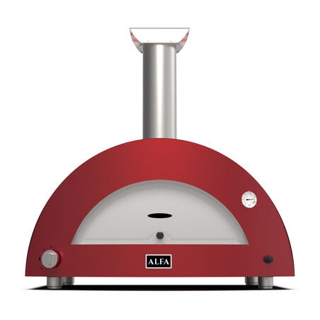 ALFA MODERNO 3 PIZZE FORNO PIZZA A GPL ANTIQUE RED Alfa forni Forni pizza | Il Mondo Del Barbecue