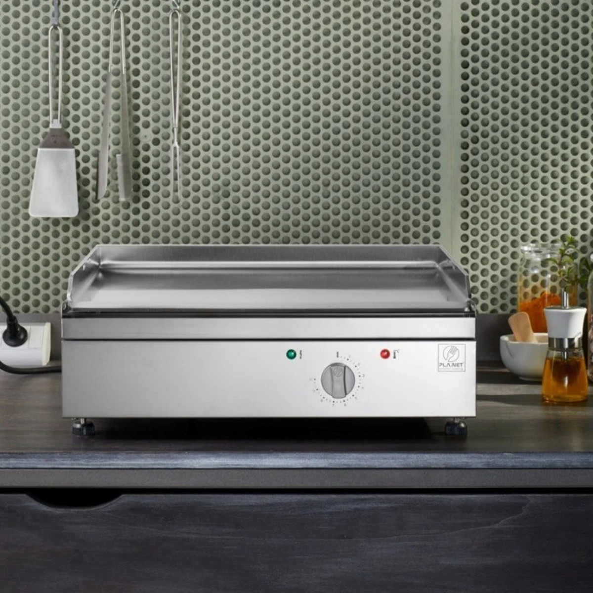 BARBECUE PLA.NET CHEF 55 P.INOX ELETTRICA Pla.Net Piastre in acciaio inox | Il Mondo Del Barbecue