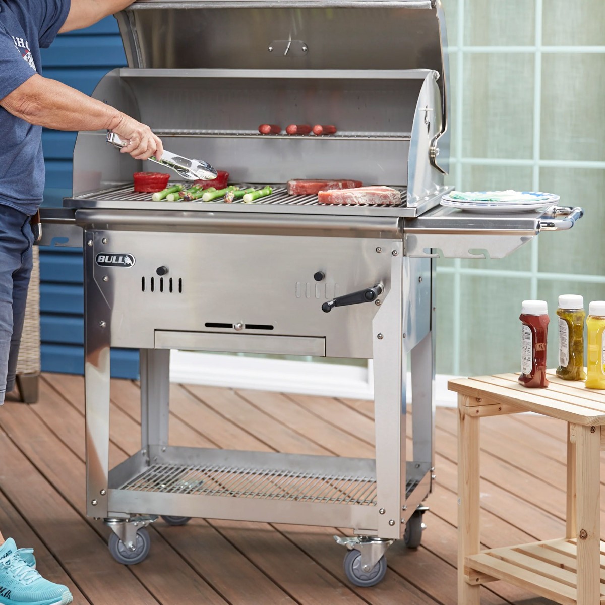 BARBECUE A CARBONE BULL BISON Bull Barbecue | Il Mondo Del Barbecue
