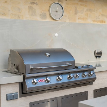BARBECUE A GAS BULL 7 BURNER DA INCASSO / APPOGGIO-GPL