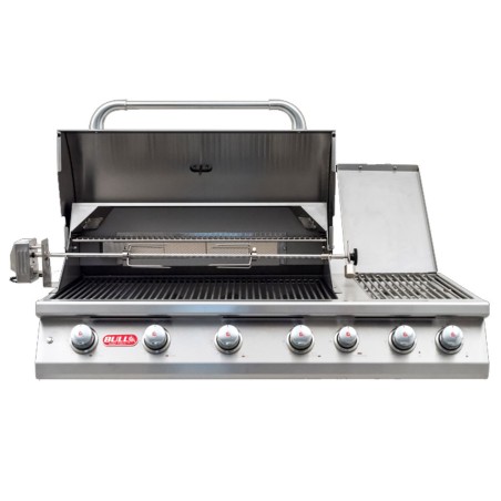 BARBECUE A GAS COMMERCIAL BULL 7 BURNER DA INCASSO / APPOGGIO-GPL
