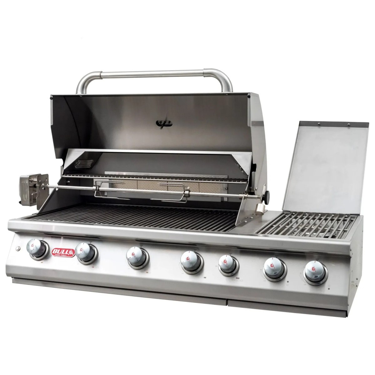 BARBECUE A GAS COMMERCIAL BULL 7 BURNER DA INCASSO / APPOGGIO-GPL