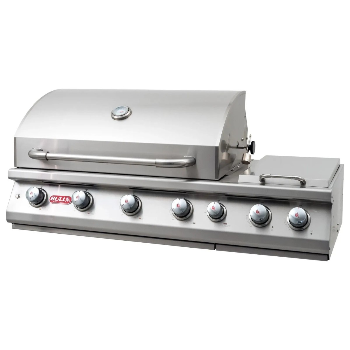BARBECUE A GAS COMMERCIAL BULL 7 BURNER DA INCASSO / APPOGGIO-METANO