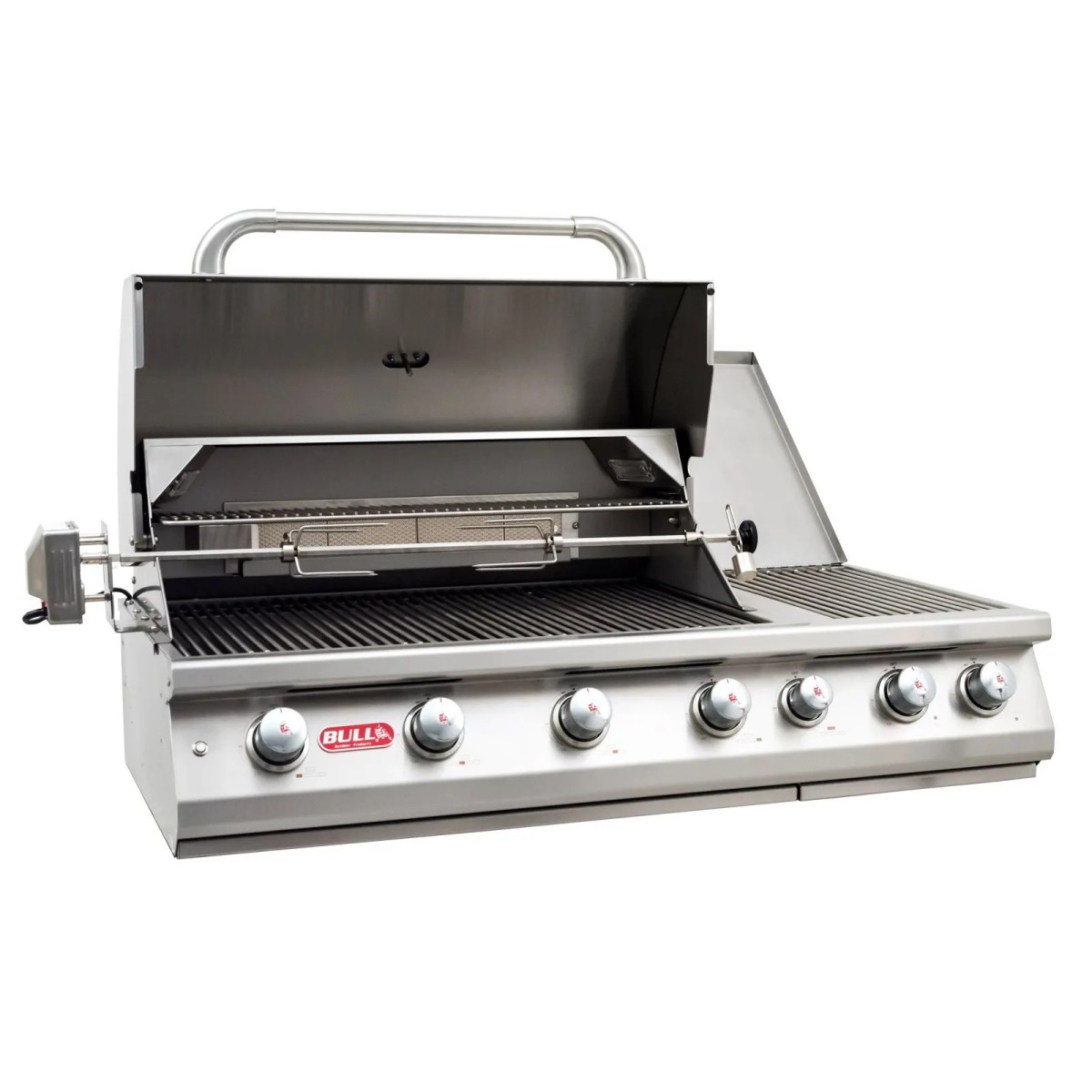 BARBECUE A GAS COMMERCIAL BULL 7 BURNER DA INCASSO / APPOGGIO-METANO