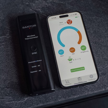 TERMOMETRO WIRELESS SANTOS | Il Mondo Del Barbecue