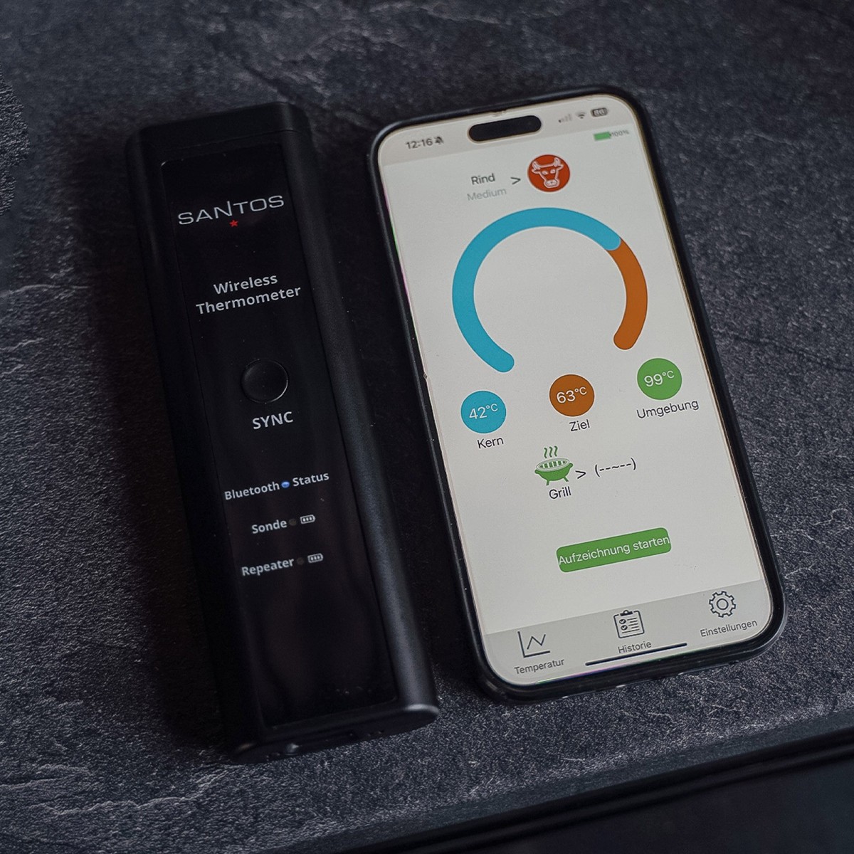 TERMOMETRO WIRELESS SANTOS | Il Mondo Del Barbecue