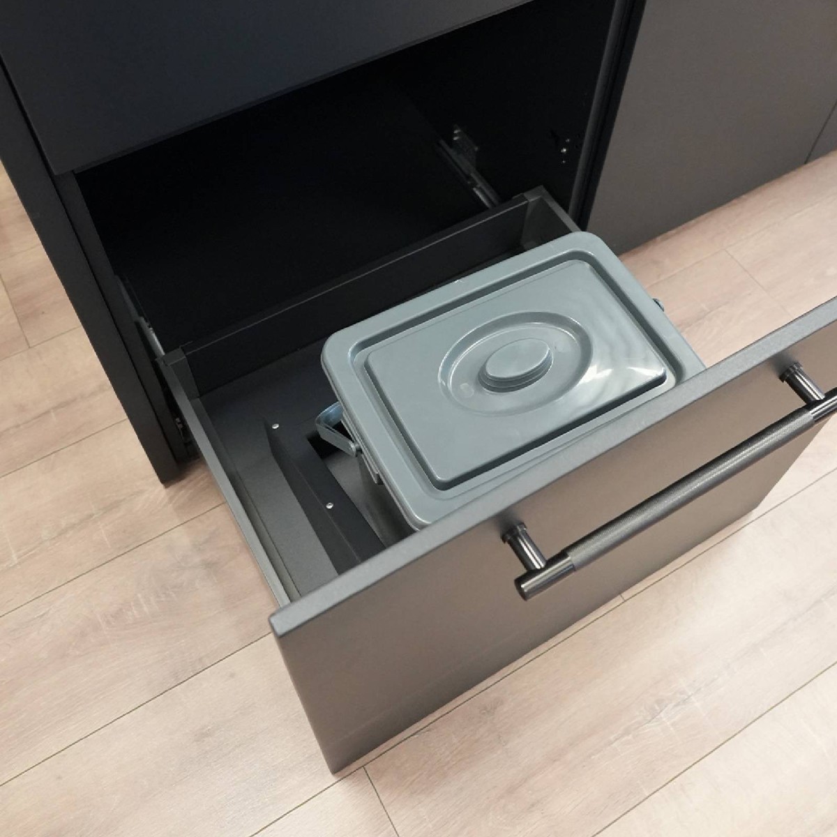 MODULO CASSETTO + PORTARIFIUTI BRABURA CT 60 ANTRACITE | Il Mondo del Barbecue