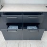 MODULO CASSETTO + PORTARIFIUTI BRABURA CT 60 ANTRACITE | Il Mondo del Barbecue