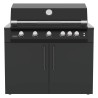 MODULO BARBECUE KC 120 BRABURA ANTRACITE| Il Mondo del Barbecue
