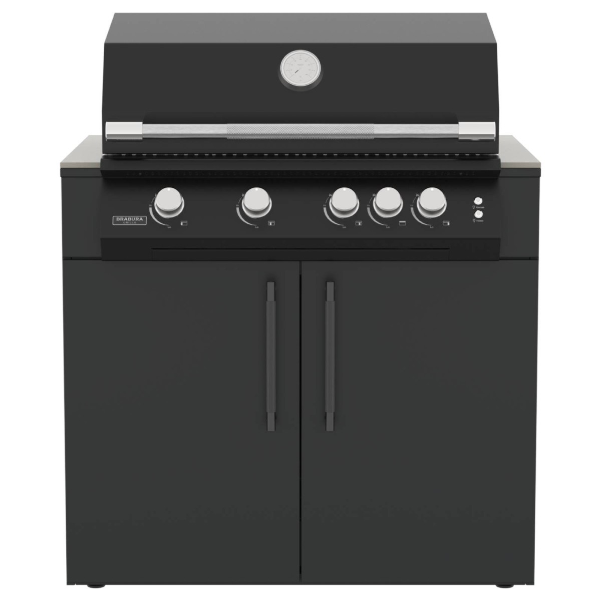 MODULO BARBECUE KC 100 BRABURA ANTRACITE| Il Mondo del Barbecue
