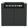 MODULO BARBECUE KC 100 BRABURA ANTRACITE| Il Mondo del Barbecue