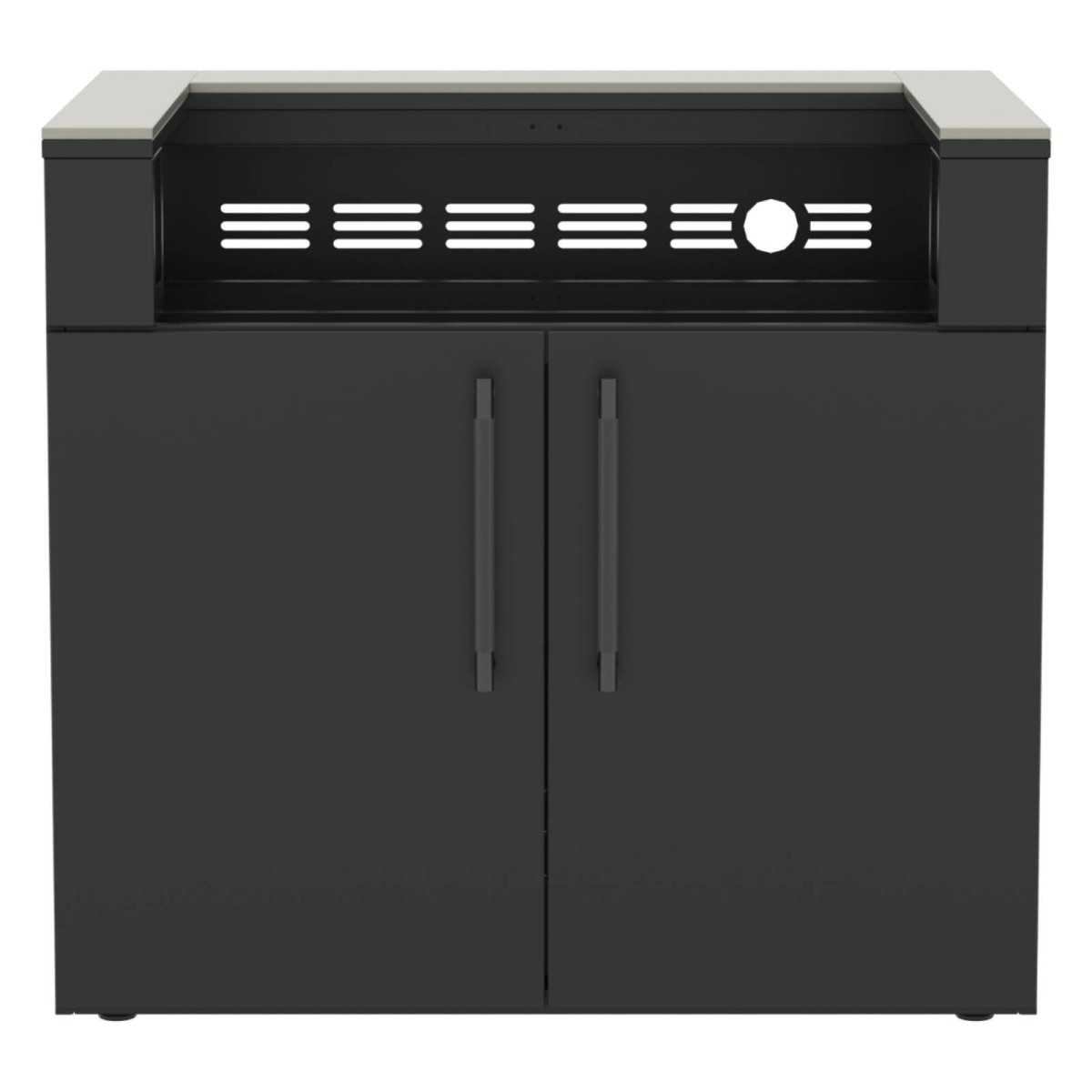 MODULO BARBECUE KC 100 BRABURA ANTRACITE| Il Mondo del Barbecue
