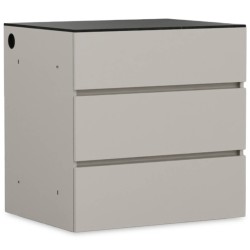 MODULO CON CASSETTI GRLLR ALUMNIA TAUPE | Il Mondo del Barbecue