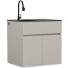 MODULO LAVELLO SMALL GRLLR ALUMNIA TAUPE | Il Mondo del Barbecue