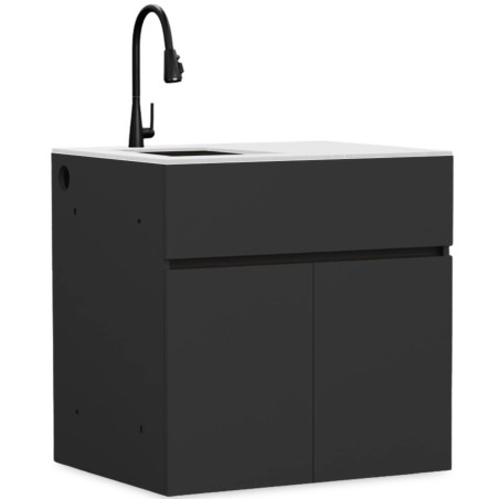 MODULO LAVELLO SMALL GRLLR ALUMNIA ANTRACITE | Il Mondo del Barbecue
