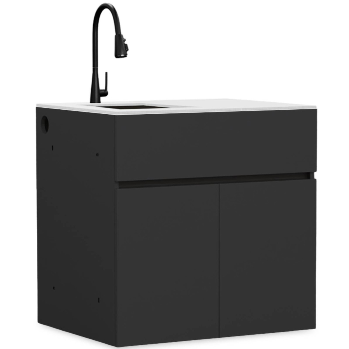 MODULO LAVELLO SMALL GRLLR ALUMNIA ANTRACITE | Il Mondo del Barbecue