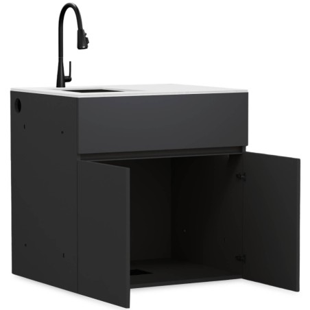 MODULO LAVELLO SMALL GRLLR ALUMNIA ANTRACITE | Il Mondo del Barbecue