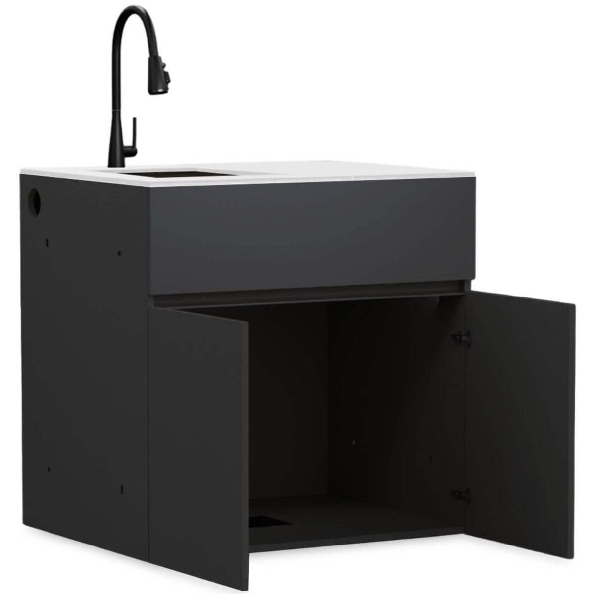 MODULO LAVELLO SMALL GRLLR ALUMNIA ANTRACITE | Il Mondo del Barbecue