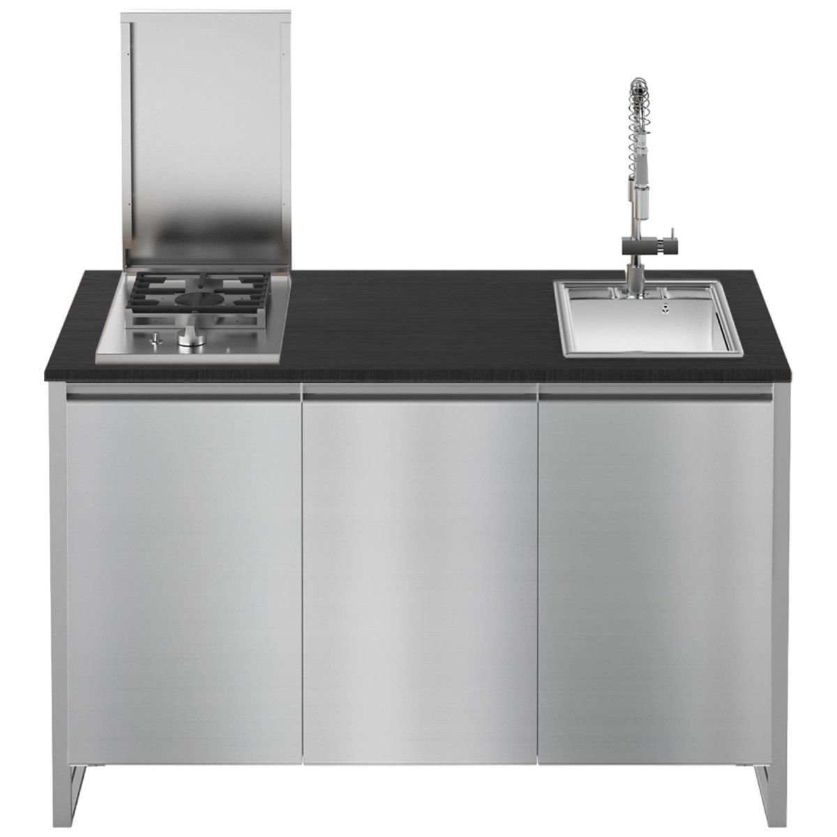 CUCINA DA ESTERNO STEEL GEA SELLA T15 H80 SS-AL | Il Mondo del Barbecue