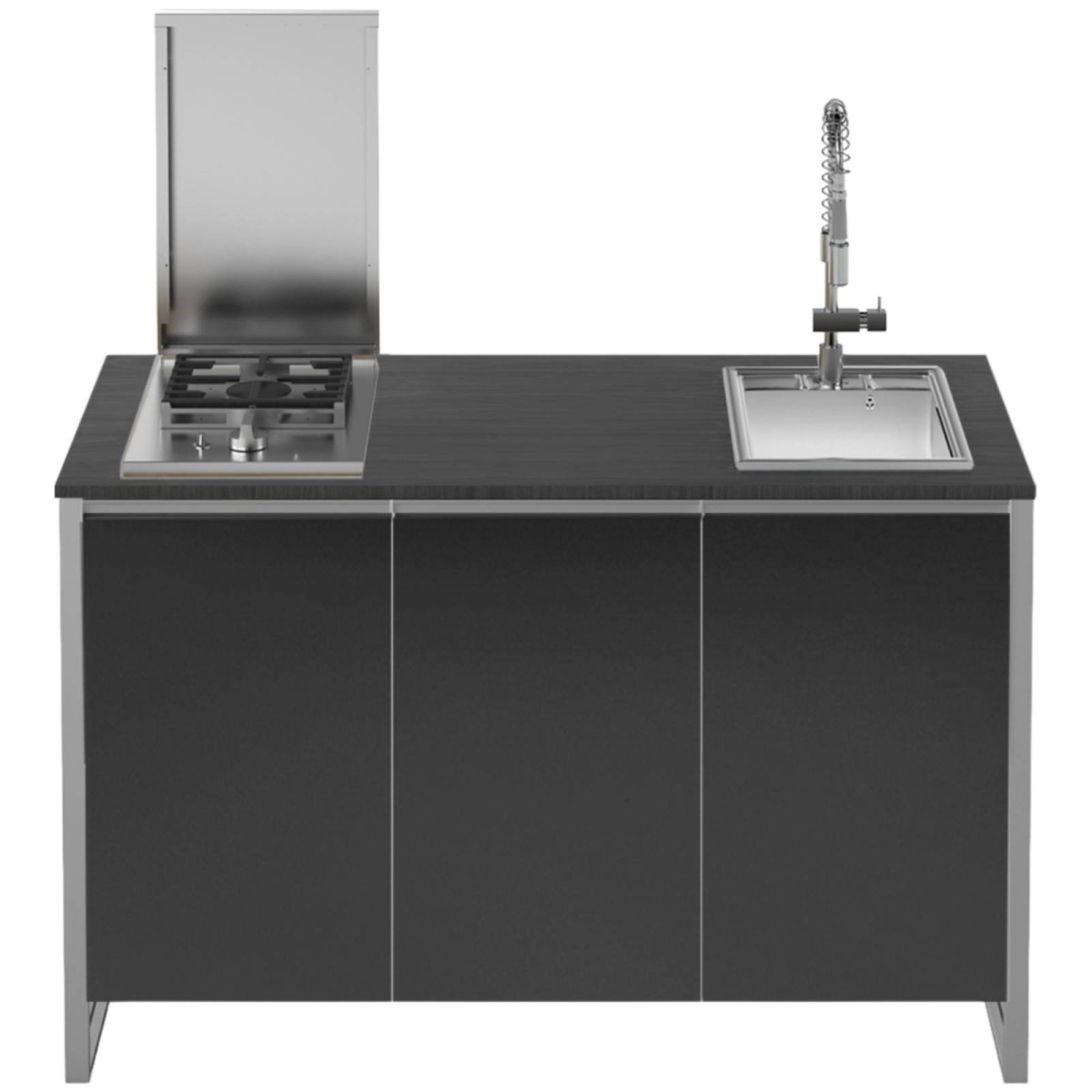 CUCINA DA ESTERNO STEEL GEA SELLA T15 H80 NF-AL | Il Mondo del Barbecue